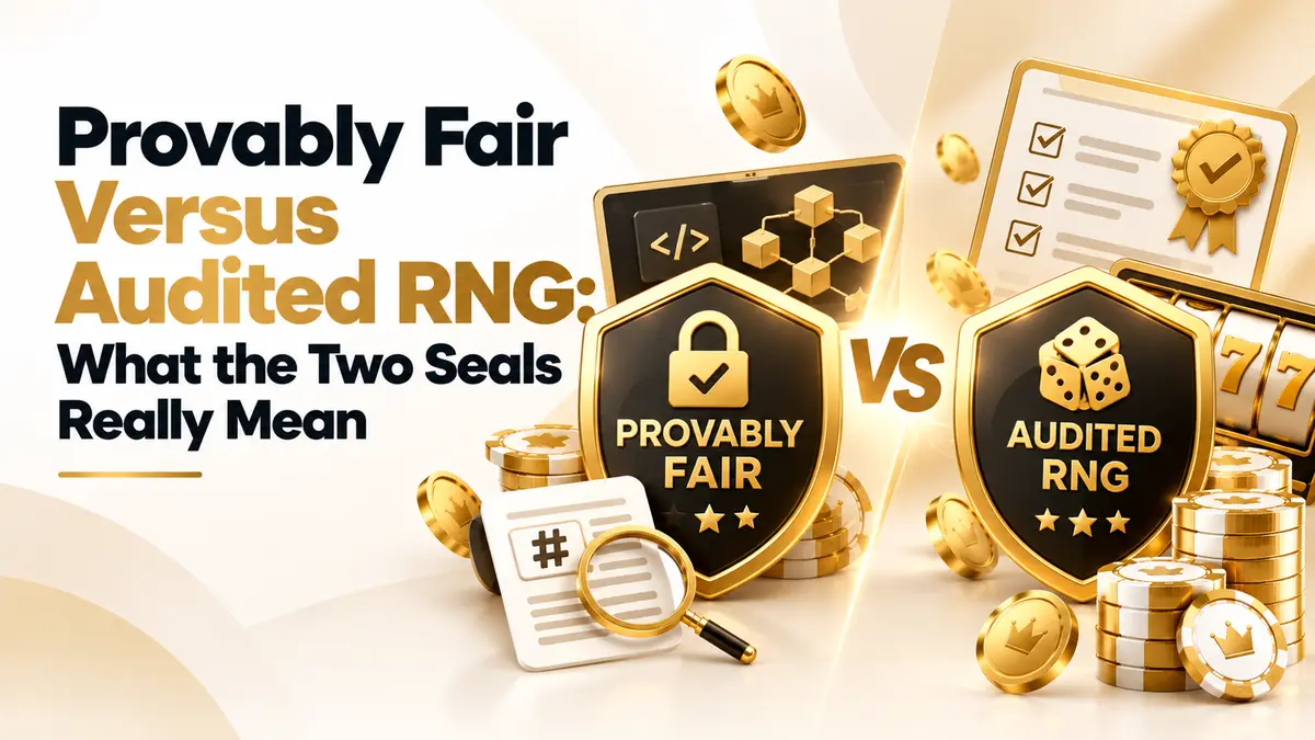 Provably Fair Versus Audited RNG: What the Two Seals Really Mean